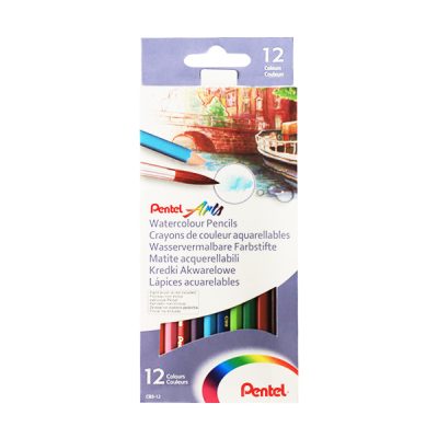 Pentel Arts Watercolor Pencils 12 Set