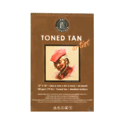 Art Essentials Artist Toned Tan – 24 Sheets