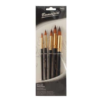 Bomeijia Artist Round Brush Set