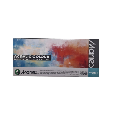 Marie’s Acrylic Color 12ml tube 12 Shades