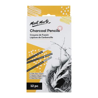 Mont Marte Charcoal Pencils – Signature – 12pc