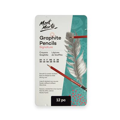 Mont Marte Graphite Pencils – Signature Set – 12pc