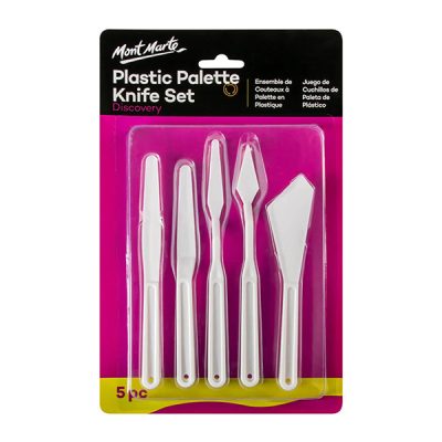 Mont  Marte Plastic Palette Knife Set  Discovery – 5PC