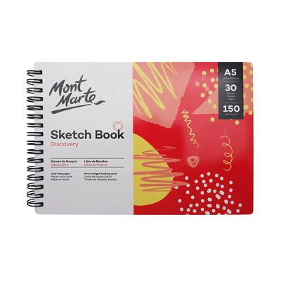 Mont Marte Sketch Book- Discovery – A5 – 30 Sheets-150gsm