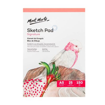 Mont Marte Sketch Pad- Signature – A5 – 25 Sheet – 150gsm