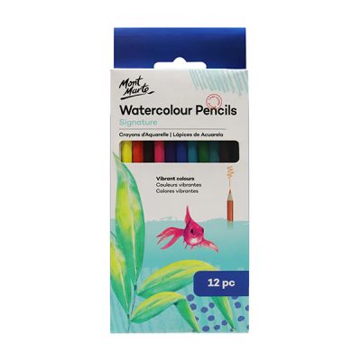 Mont Marte Watercolour Pencils – Signature – 12pc